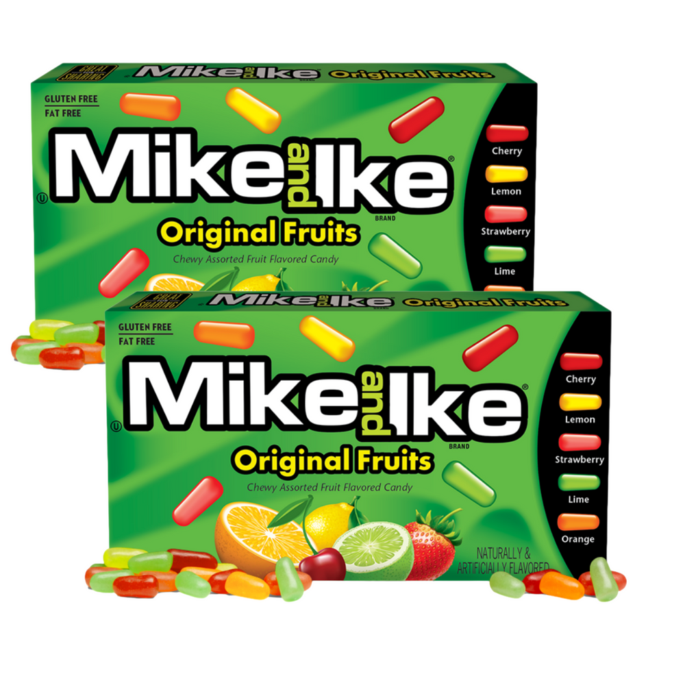 Mike And Ike Original Fruit 141g - 2 Pack American Candy