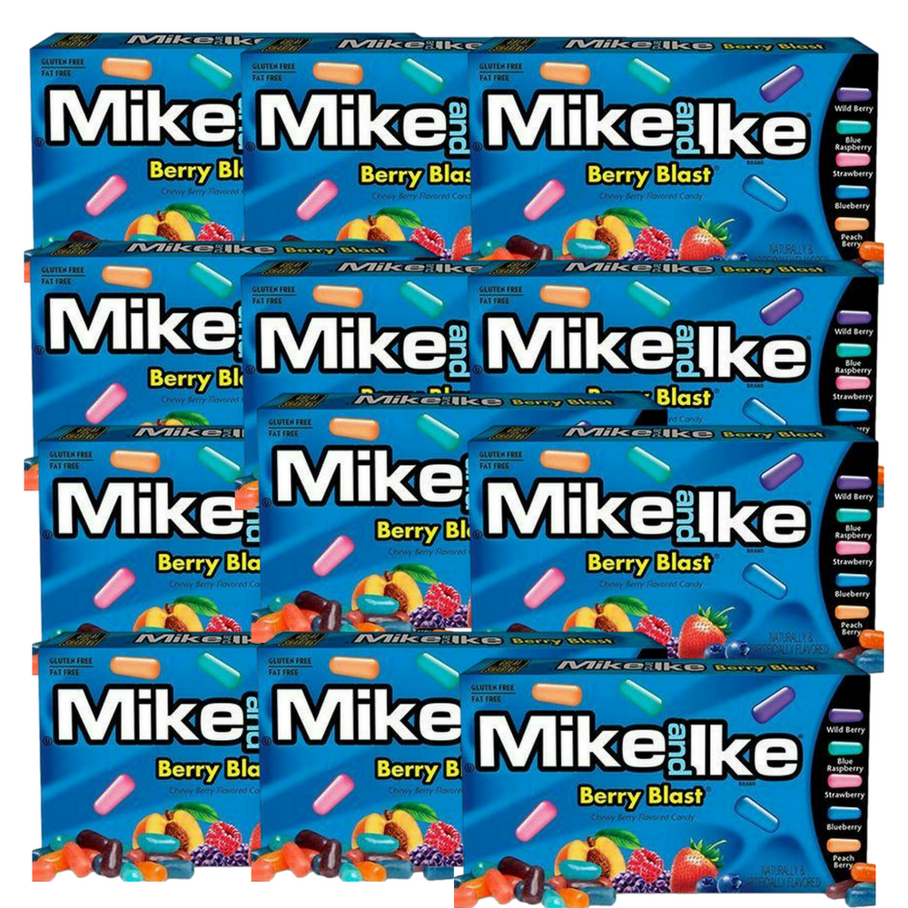 Mike And Ike Berry Blast 141g American Candy - 12 Theatre Boxes - Aussie Variety-AU Ancel Online