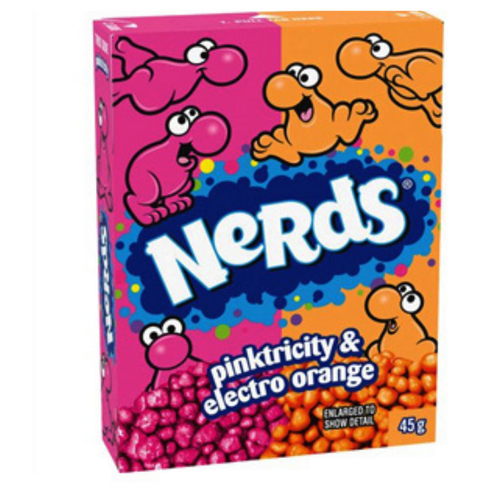 Nerds Pinktricity And Electro Orange 45g x 12 Box Pack - Aussie Variety-AU Ancel Online