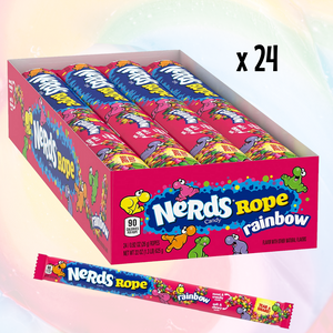 Nerd Rope Rainbow 26g x 24 Pack American Candy - Aussie Variety-AU Ancel Online