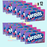 Nerds Candy Strawberry And Grape141g Theatre Box - 12 Pack American Candy
