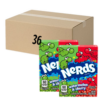 Nerds Watermelon and Cherry 46.7g - 36 Pack American Candy