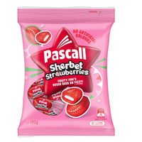 Pascall Sherbet Strawberries 192g - Aussie Variety-AU Ancel Online