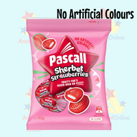 Pascall Sherbet Strawberries 192g - Aussie Variety-AU Ancel Online
