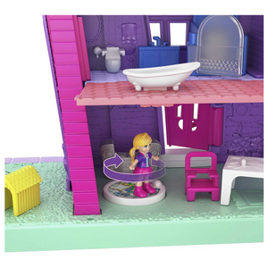 Pocket Doll House - Pollyville Pocket House With Doll And Accessories
