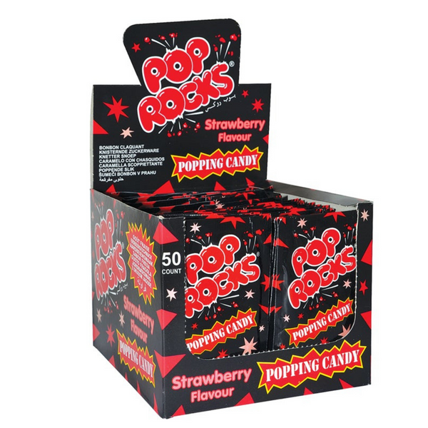 Pop Rocks Strawberry Popping Candy x 50 Packs - Aussie Variety-AU Ancel Online