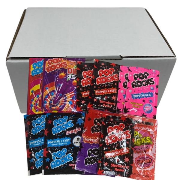 Pop Rocks Popping Candy Variety Pack - 6 Assorted Flavours - Bulk Value Pack of 12 Boxed - Aussie Variety-AU Ancel Online
