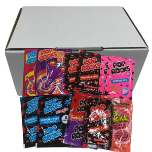 Pop Rocks Popping Candy Variety Pack - 6 Assorted Flavours - Bulk Value Pack of 12 Boxed
