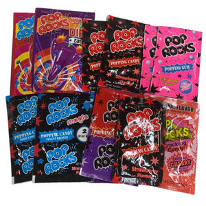 Pop Rocks Popping Candy Variety Pack - 6 Assorted Flavours - Bulk Value Pack of 12 Boxed