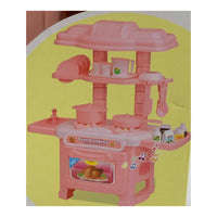 Pretend Play Kitchen Play Set 20 Piece Light And Sound - Stove Oven Utensils Pot And Pan Play Food
