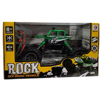 Rock Off-Road Full Function Radio Control Vehicle With USB Charger (Green)
