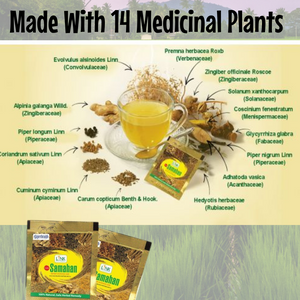 Samahan Ayurvedic Herbal Tea 100 Sachets - Aussie Variety-AU Ancel Online