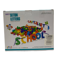 Seton Letters Puzzle Block 120 Pieces In 8 Assorted Colours Building Kids Toy
