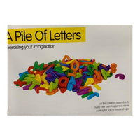 Seton Letters Puzzle Block 120 Pieces In 8 Assorted Colours Building Kids Toy
