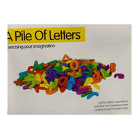 Seton Letters Puzzle Block 120 Pieces In 8 Assorted Colours Building Kids Toy