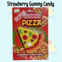 Super Gummy Pizza 150g Strawberry Flavour

