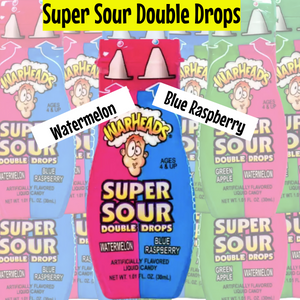 Warheads Super Sour Double Drops 30ml - 24 Pack - Aussie Variety-AU Ancel Online