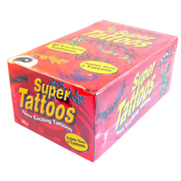 Super Tattoos Bubble Gum 5.5g x 200 Piece Pack - Aussie Variety-AU Ancel Online
