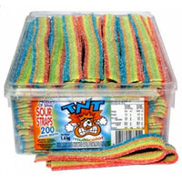 TNT Rainbow Sour Straps 1.4kg (200 Straps) - Aussie Variety-AU Ancel Online
