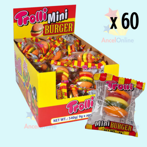 Trolli Mini Burger 9g - 60 Piece Pack