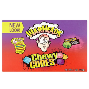 Warheads Sour Cubes Theatre Box 113g - 12 Boxes - American Candy - Aussie Variety-AU Ancel Online