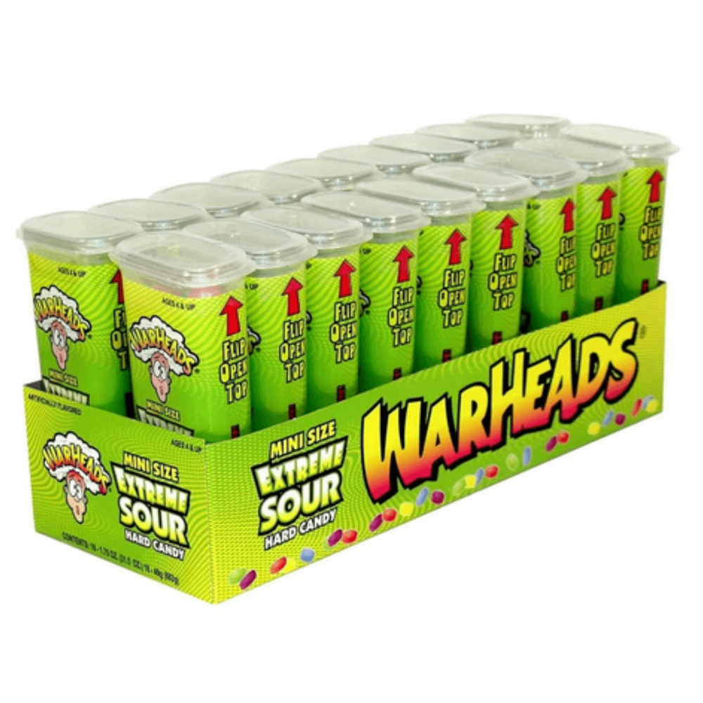 Warheads Extreme Sour Minis 49g - 18 Piece Pack - Aussie Variety-AU Ancel Online
