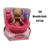 Baby Doll In Bath Tub 5 Piece Set
