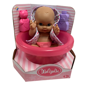 Baby Doll In Bath Tub 5 Piece Set