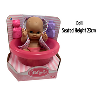 Baby Doll In Bath Tub 5 Piece Set
