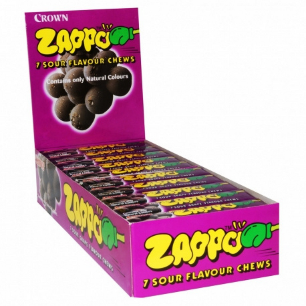 Zappo Chews Grape - 60 Pack - Aussie Variety-AU Ancel Online