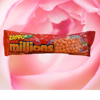 Zappo Millions Strawberry Flavour 75g x 24 Piece Pack - Aussie Variety-AU Ancel Online