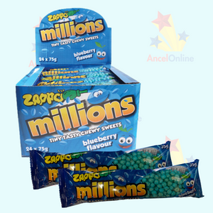 Zappo Millions Blueberry Flavour 75g - 24 Pack - Aussie Variety-AU Ancel Online