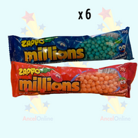 Zappo Millions Variety Strawberry Blueberry Flavour 75g - 6 Pack - Aussie Variety-AU Ancel Online
