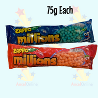 Zappo Millions Variety Strawberry Blueberry Flavour 75g - 6 Pack - Aussie Variety-AU Ancel Online
