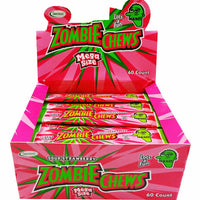 Zombie Chews Sour Strawberry 28g - 60 Bar Pack - Aussie Variety-AU Ancel Online